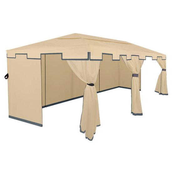 Шатер-беседка Green Glade 1048 3х6х2,5м полиэстер