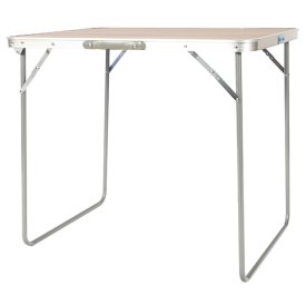 Стол туристический складной 800х600х700мм коричневый МДФ, сталь