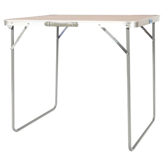 Стол туристический складной 800х600х700мм коричневый МДФ, сталь