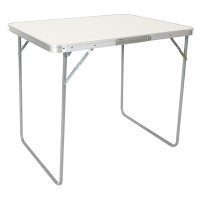 Стол туристический складной 800х600х700мм белый МДФ, сталь