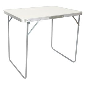 Стол туристический складной 800х600х700мм белый МДФ, сталь