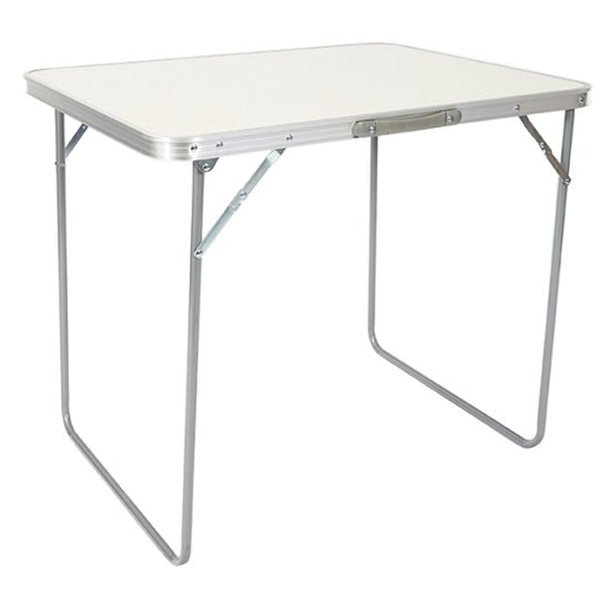 Стол туристический складной 800х600х700мм белый МДФ, сталь