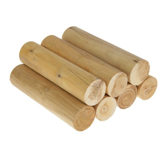 Дрова береза сухие круглые 15кг