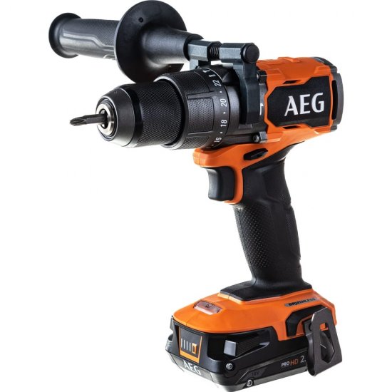 Ударная бесщеточная аккумуляторная дрель-шуруповерт AEG BSB18C3BL-X02C