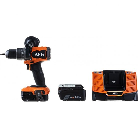 Ударная бесщеточная аккумуляторная дрель-шуруповерт AEG BSB18C3BL-X02C