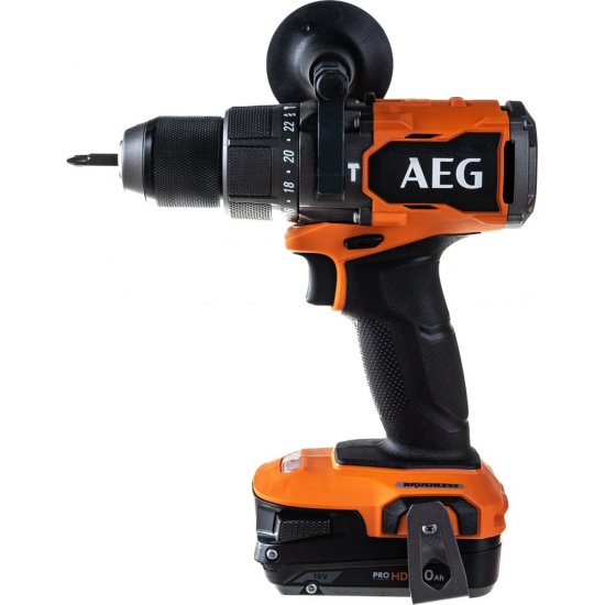Ударная бесщеточная аккумуляторная дрель-шуруповерт AEG BSB18C3BL-X02C