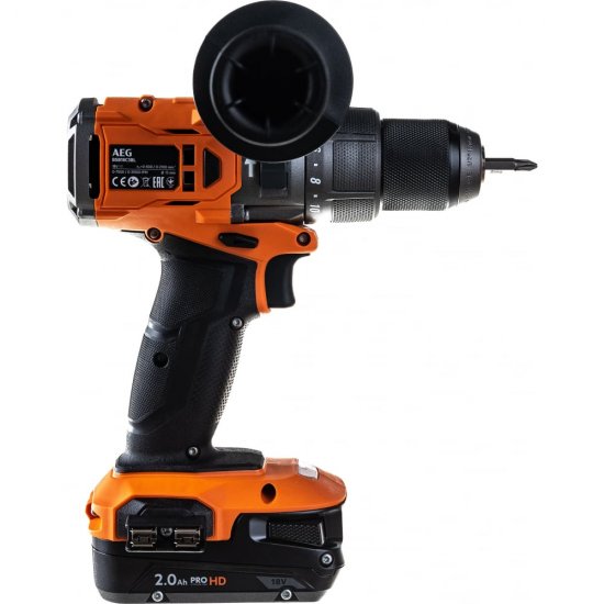 Ударная бесщеточная аккумуляторная дрель-шуруповерт AEG BSB18C3BL-X02C