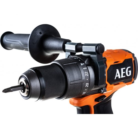 Ударная бесщеточная аккумуляторная дрель-шуруповерт AEG BSB18C3BL-X02C