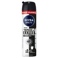 Дезодорат NIVEA Men Невидимый защита для черного и белого аэрозоль 150мл мужской