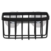 Держатель TODELIA Black 16,5х6,2х6см подвесной на присоске нерж.сталь