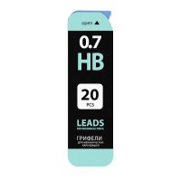 Набор грифелей BRAUBERG Black Jack HB 0,7 мм