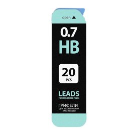 Набор грифелей BRAUBERG Black Jack HB 0,7 мм