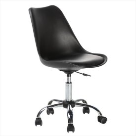 Кресло офисное Тюльпан/Urban 580х480х820(920)мм ткань/пластик/металл черный