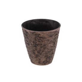 Кашпо уличное пластик Volcanic d20 h20,5см гранит