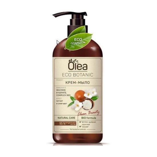 Мыло жидкое OLEA Eco Botanic Жасмин и Карите 450мл