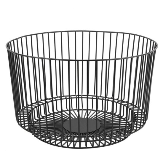 Корзина TODELIA 455х455х280мм 14л металл черный