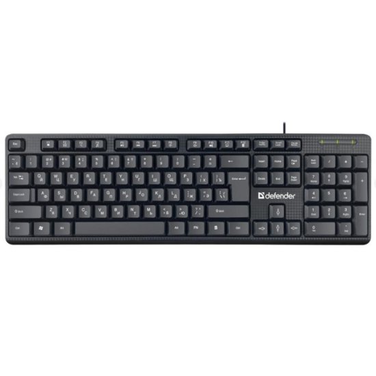 Клавиатура DEFENDER DAILY HB-162 45162 1,8м USB черный