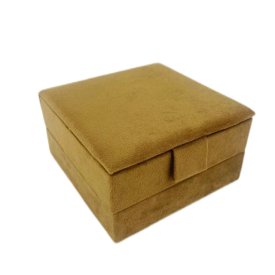 Шкатулка TODELIA Light 15,5х15,5х9см дерево, ткань