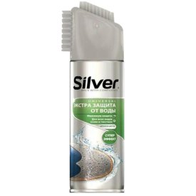 Пропитка для обуви SILVER Universal защита от воды для всех видов кожи и текстиля 250мл