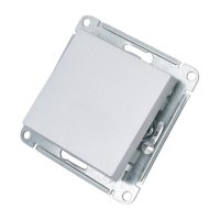 Переключатель  1-клавишный Systeme Electric ATLASDESIGN схема 7 10АХ механизм алюминий