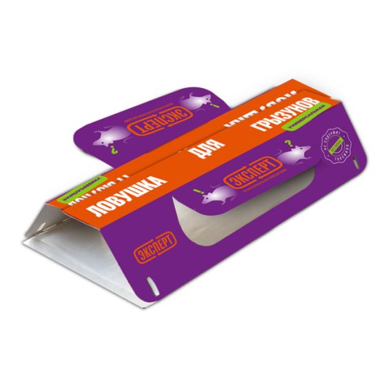 Ловушка для грызунов Эксперт липкая пластина