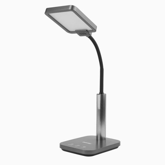 Лампа настольная светодиодная CAMELION LED 10Вт 620Лм регулируемая антрацит