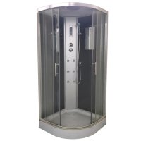 Кабина душевая Omega 90x90x215см г/м низкий поддон 1/4 круга