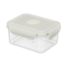 Контейнер для продуктов PHIBO Эко Стайл/Eco Style 0,5л 14х10,8х7см 4 замка прямоугольный с клапаном