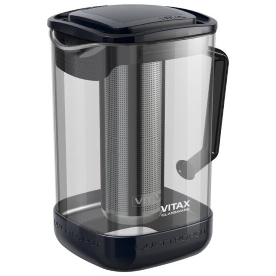 Чайник заварочный VITAX 4в1 Quattropot 1200мл термостекло, пластик, нерж.сталь