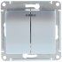 Двухклавишный выключатель Systeme Electric GLOSSA