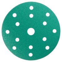 Круг шлифовальный ABRAFORCE Green Film на плёночной основе 150мм Р240 15 отв 5 шт
