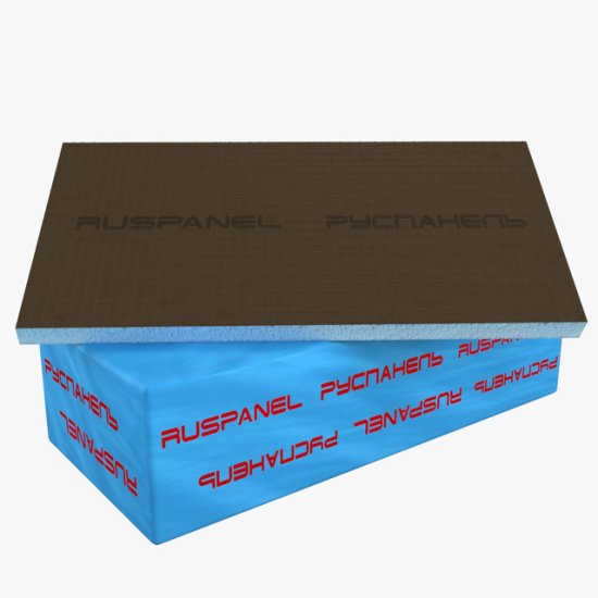 Панель теплоизоляционная Руспанель РПГ Бейсик/Ruspanel RPG Basic 1250х600х30мм с двусторонней армиро