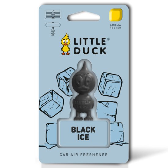 Ароматизатор MIODORE Little Duck 3D  черный лед
