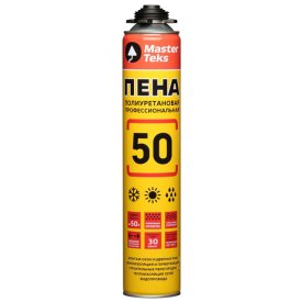 Пена монтажная MASTERTEKS 50 всесезонная профессиональная 715мл, арт.9412633