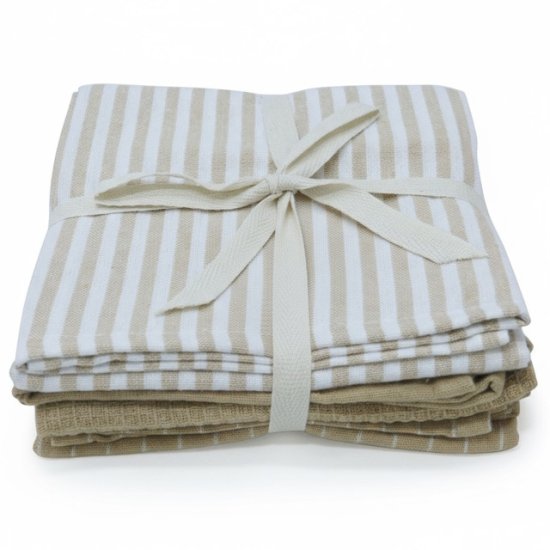 Комплект полотенец кухонных TODELIA 40х60см 3шт бежевый, арт. HT-3311beige
