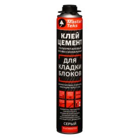 Клей-цемент монтажный MASTERTEKS для блоков профессиональный 870мл, арт.9413238