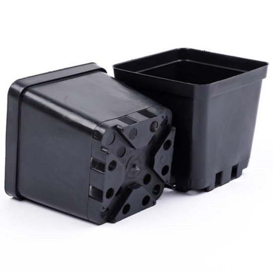 Горшок пластиковый для рассады литой  h15см 2,7л d15см