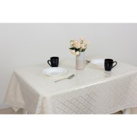 Клеёнка DASCH Кружево Премиум/Lace Premium шир.137см бежевая, арт.13460