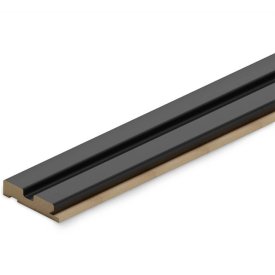 Профиль стартовый МДФ STELLA Beats De Luxe Black Lead 2700x66,5x16мм