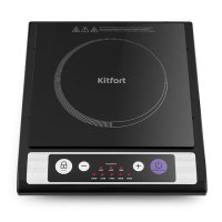 Плитка индукционная KITFORT КТ-107 1800Вт 1 конфорка черный