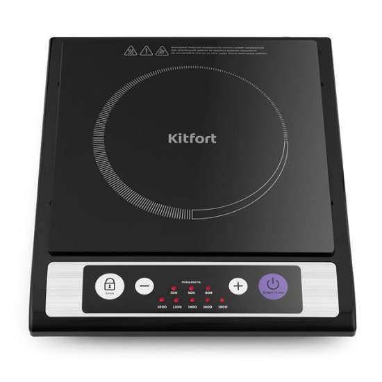Плитка индукционная KITFORT КТ-107 1800Вт 1 конфорка черный