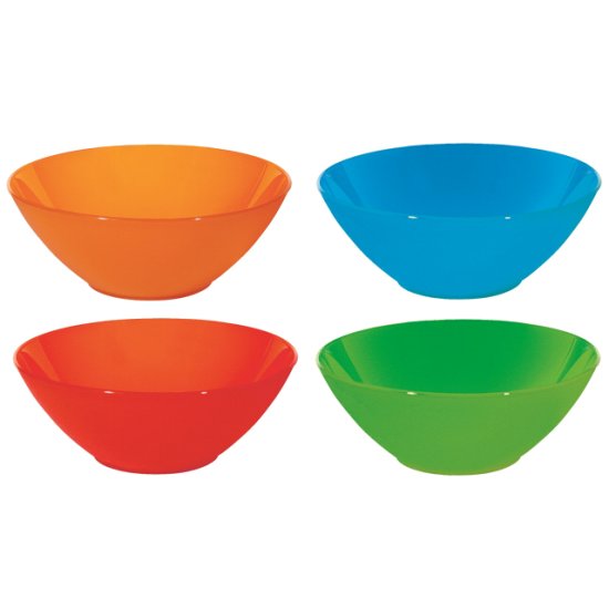 Салатник COSMOPLAST Морозко 26см 2,5л пластик в ассортименте