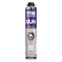 Пена монтажная TYTAN GUN О2 ПРОФ 750мл, под пистолет, арт.SEL-T-003324