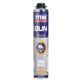 Пена монтажная TYTAN GUN О2 ПРОФ 750мл, под пистолет, арт.SEL-T-003324