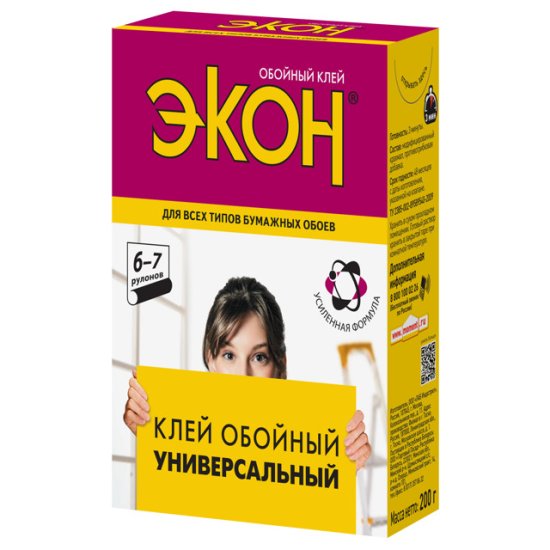 Клей обойный ЭКОН универсальный 200гр, арт.1312332