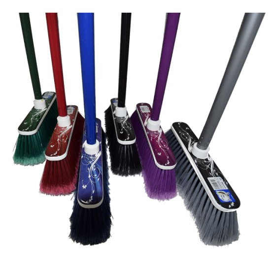 Швабра MR BRUSH Декор/Decora 27х4,5см 120см пластик, металл
