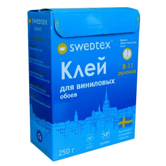 Клей обойный SWEDTEX Винил 250г, арт.PV025