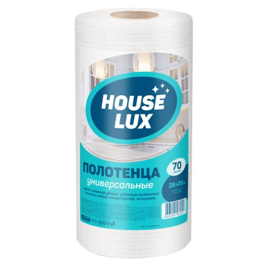 Салфетки в рулоне HOUSE LUX Универсальные 70шт 28х20см
