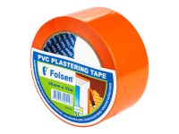 Лента малярная Folsen 50мм x 33м оранжевая PVC, арт.0253350
