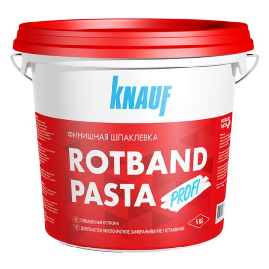 Шпаклевка готовая KNAUF Ротбанд Паста Профи 5кг, арт.тов-156117